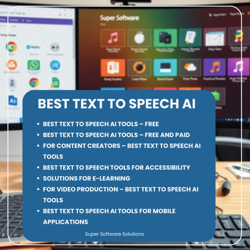 Best Text to Speech AI